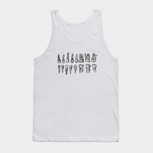 Teeth Diagram Tank Top